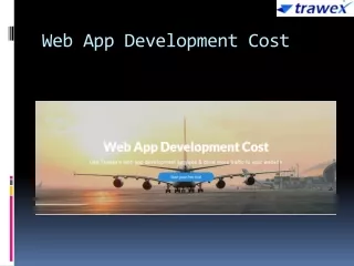 web App Development Cost