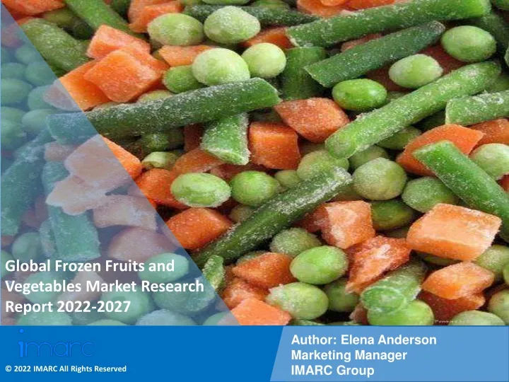 global frozen fruits and vegetables market