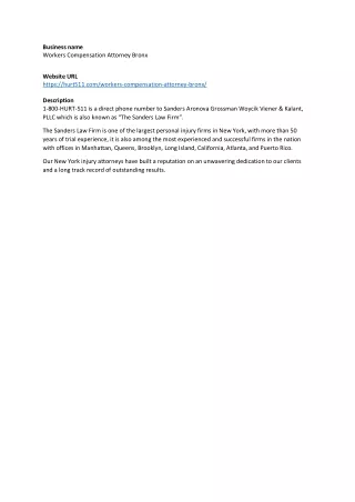 business name workers compensation attorney bronx