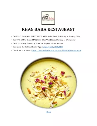 Khan Baba Restaurant