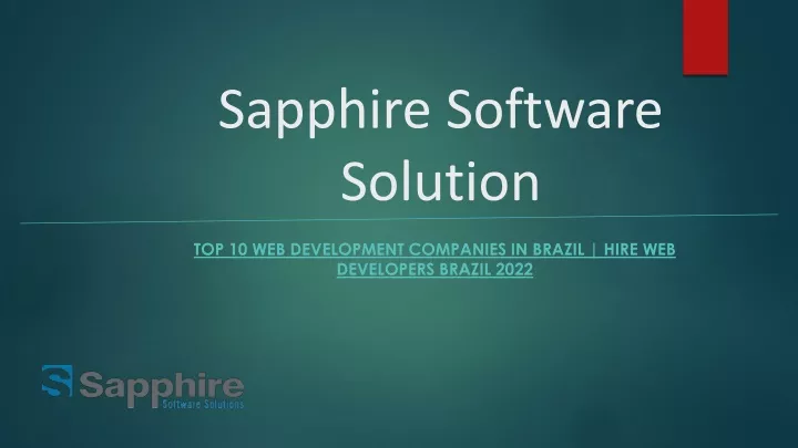 sapphire software solution