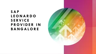 SAP Leonardo Service Provider in Bangalore