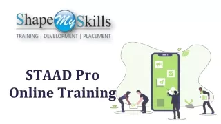 staad pro online training