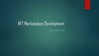 nft marketplace development