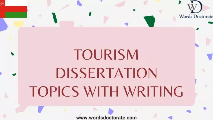 tourism dissertation topics with writing