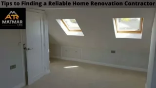 Tips to Finding a Reliable Home Renovation Contractor