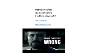 Motivate yourself like never before it is Mind-blowing!!!!!
