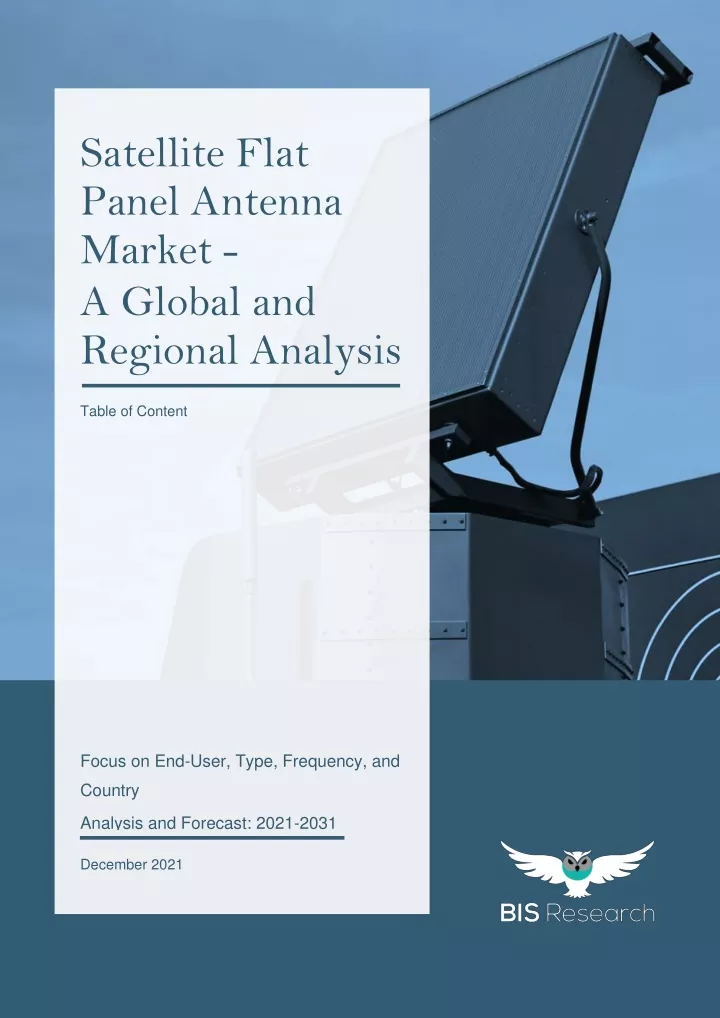 satellite flat panel antenna market a global