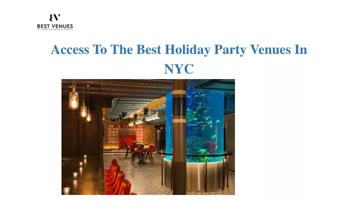 access to the best holiday party venues in nyc