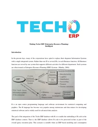 making techo erp enterprise resource planning