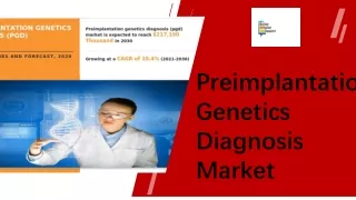 Preimplantation Genetics Diagnosis Market Size PPT