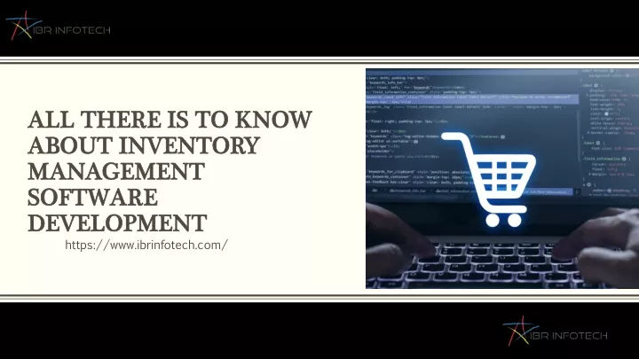 all there is to know about inventory management software development