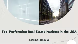 Top-Performing Real Estate Markets in the USA