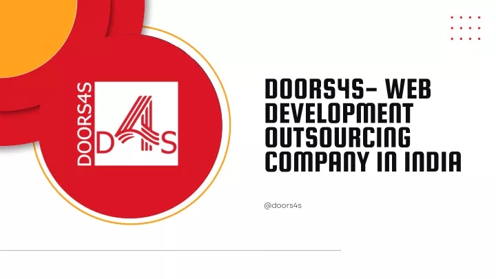 doors4s web development outsourcing company