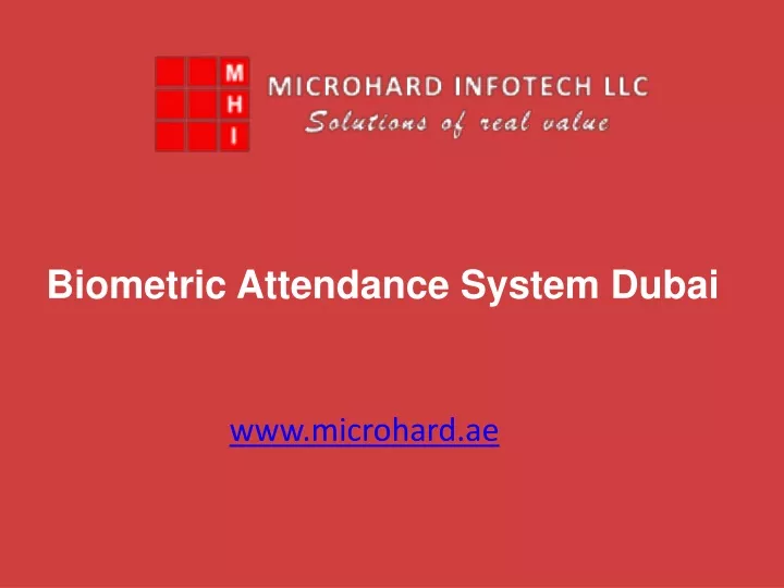 biometric attendance system dubai