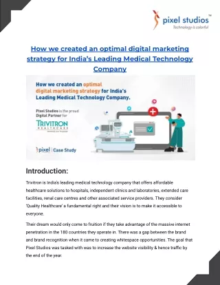 how we created an optimal digital marketing