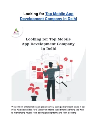 Appsinvo :: Looking for Top Mobile App Development Company in Delhi