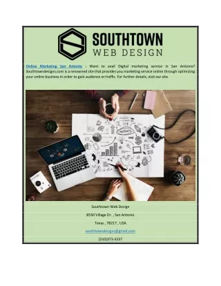 Online Marketing San Antonio | Southtowndesigns.com