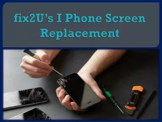 fix2u s i phone screen replacement