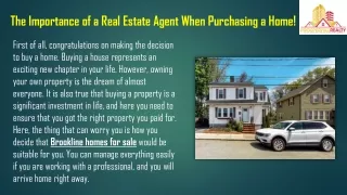 The Importance of a Real Estate Agent When Purchasing a Home