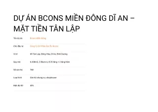 Bcons Miền Đông - Dự án căn hộ thứ 2 của Bcons tại TP Dĩ An