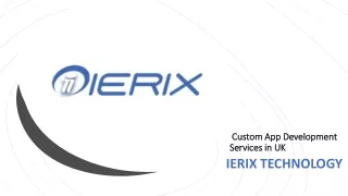 Custom App Development Services in UK