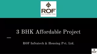 3 BHK Affordable Project