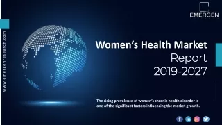 womens health market ppt
