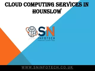 Cloud Computing Service in Hounslow