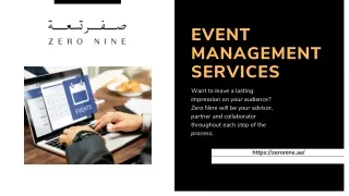 Event Management services