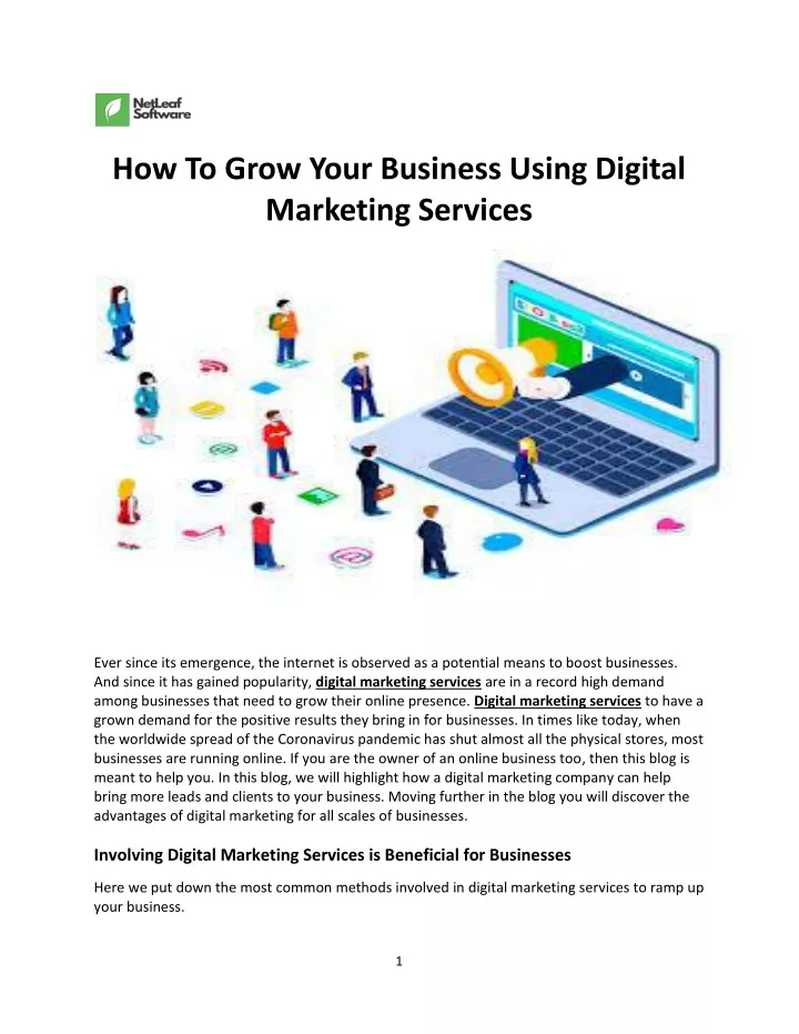 how to grow your business using digital marketing
