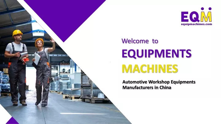 welcome to equipments machines