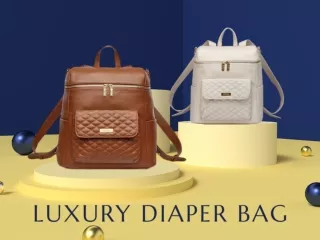 The Monaco Collection: The Luxury Diaper Bag Of Your Dreams