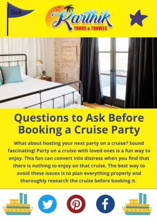 Seeking For Cruise Party in Goa