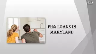 FHA Loans In Maryland | The Maryland Mortgage Broker