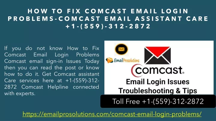 how to fix comcast email login problems comcast email assistant care 1 559 312 2872