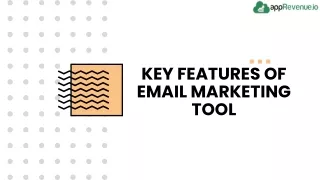 Key Features of Email Marketing Tool