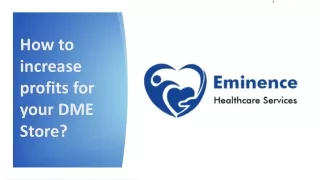 how to increase profits for your dme store
