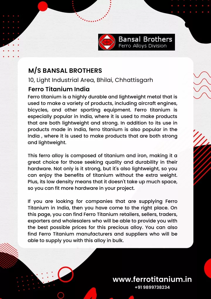 m s bansal brothers 10 light industrial area