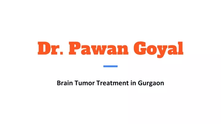 dr pawan goyal