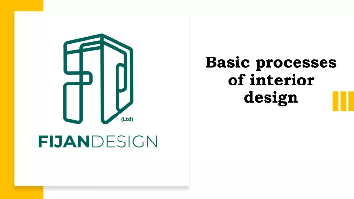 basic processes of interior design