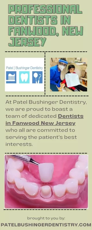 Professional Dentists in Fanwood, New Jersey