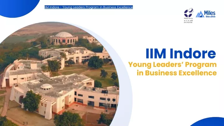 iim indore young leaders program in business