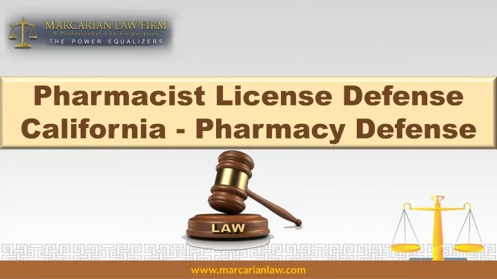 pharmacist license defense california pharmacy