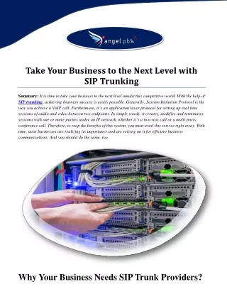 take your business to the next level with