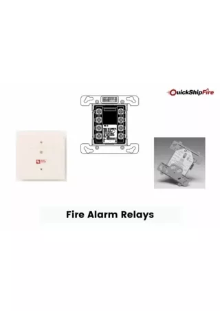 Fire Relays Your Integrating Access Control of Fire Alarm Systems