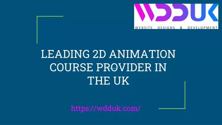leading 2d animation course provider in the uk
