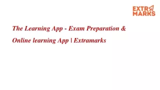 The Learning App - Extramarks