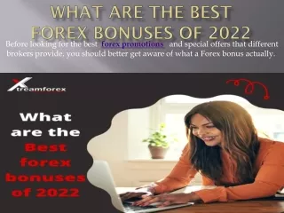 What are the best forex bonuses of 2022