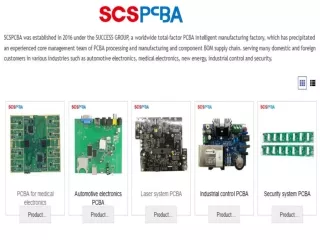 Pcb Assembly | scspcba.com